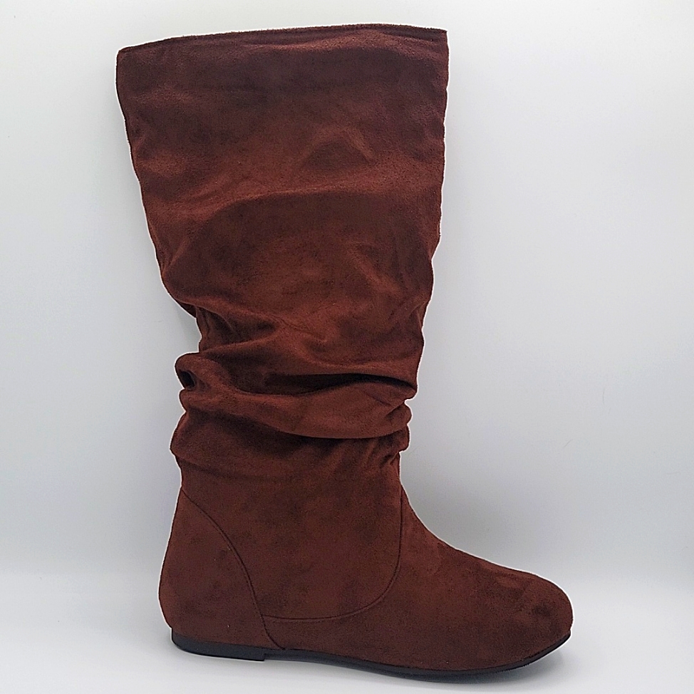 Journee Collection Womens Rebecca Pull On Tall Boots Shoe Size 8.5 Brown